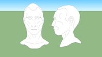 2d Face angle sketch
