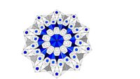 10 star pentagons tessellation