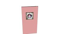 Pink 3 d door2