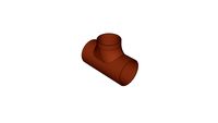Tee-Piece, Copper acc. to EN 1057/12449, Cu-DHP, seamless, welded, sim. to DIN 2615