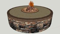 60 copper bowl firepit