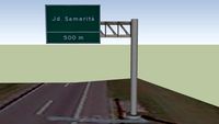 Placa PMN Km 287 - SP