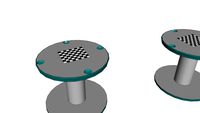 Park checker board table