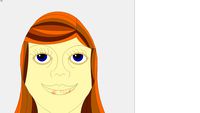 Redhead girl picture