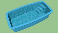 Piscina Caribe F-600 Classic Fibratec
