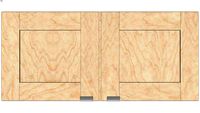 Wall Double Door 15H