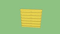 Houten schutting 180 x 180