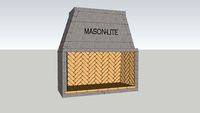 Mason-Lite 63' Fireplace