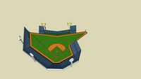 Unique Fantasy Baseball Stadium (Unfinished)