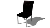 Chaise velours noire Boudoir,Maisons du monde,49.140.324 , prix : 119