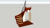 Escalier debillarde 3D