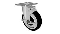 6' All Swivel Caster with Brake