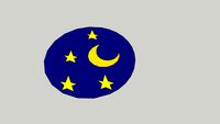 Moon and Star Rug