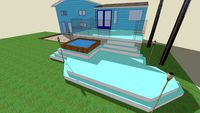 future deck with hottub