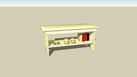 Simple Wooden Bench