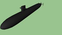 Los Angeles class attack submarine