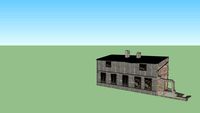 Ruin of old buildings
