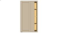 Wall Blind Corner Single Door 54H