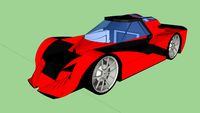 Rough Draft of my concpet supercar.