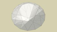 57 Facets (no culet) Round Brilliant Diamond
