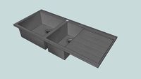 ST460D - Stratus - 1 & 3/4 Bowl - Kitchen Sink - Abey