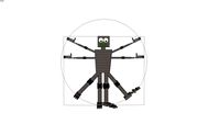 Leonardo da Vinci's Vitruvian Bot