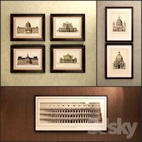 The picture in the frame: 12 Pieces (Collection 14) Architecture
