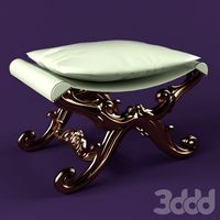 Ralph Lauren / INDIAN COVE LODGE CARVED STOOL