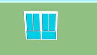 7x8 front wall glass