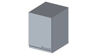 Aufsatzschrank, 305-151, 450x630x520mm, 1 Tür links