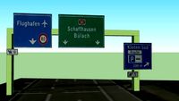 Autobahn Tafel