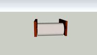 paper towel holder. ID=12e28d27e25d73545b7e7c731e3e1278
