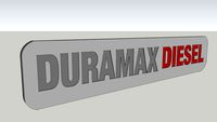 Duramax Diesel Badge