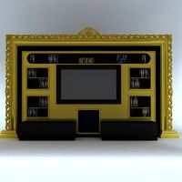 Entertainment Center VISMARA wall3d model