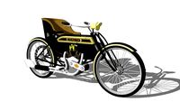 1912 Zenith Motorcycle and side-car
