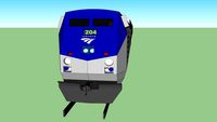 An Amtrak train that is cool!!!!!!!