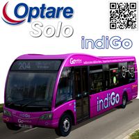 Optare Solo Indigo livery bus3d model