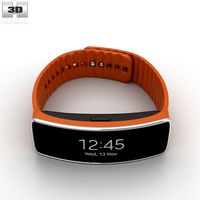 Samsung Gear Fit Orange3d model