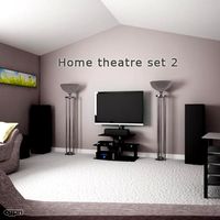 Home theatre set 33d model