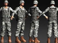 Daniel Military Cloth3d model