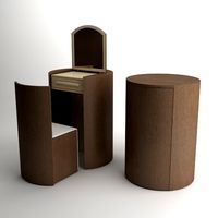 Dressing Table Set3d model