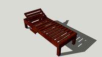 Lettino spiaggia beach bed