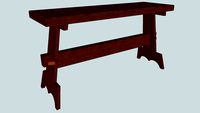 Medieval Breakdown Camp Bench (Type 2)