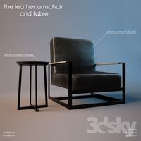 Chair and table. made in China.