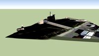 Soviet submarine Scorpion next to the Queen Mary