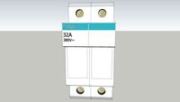 porte fusible bipolaire de 32A hager