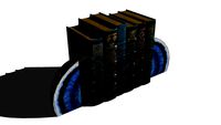 Geode Bookends w/Books