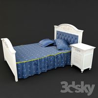 Bed and nightstand Domus mi_216
