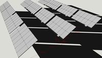 Solar module shadow distance analazer
