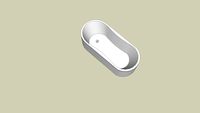 Bathtub rounded edges